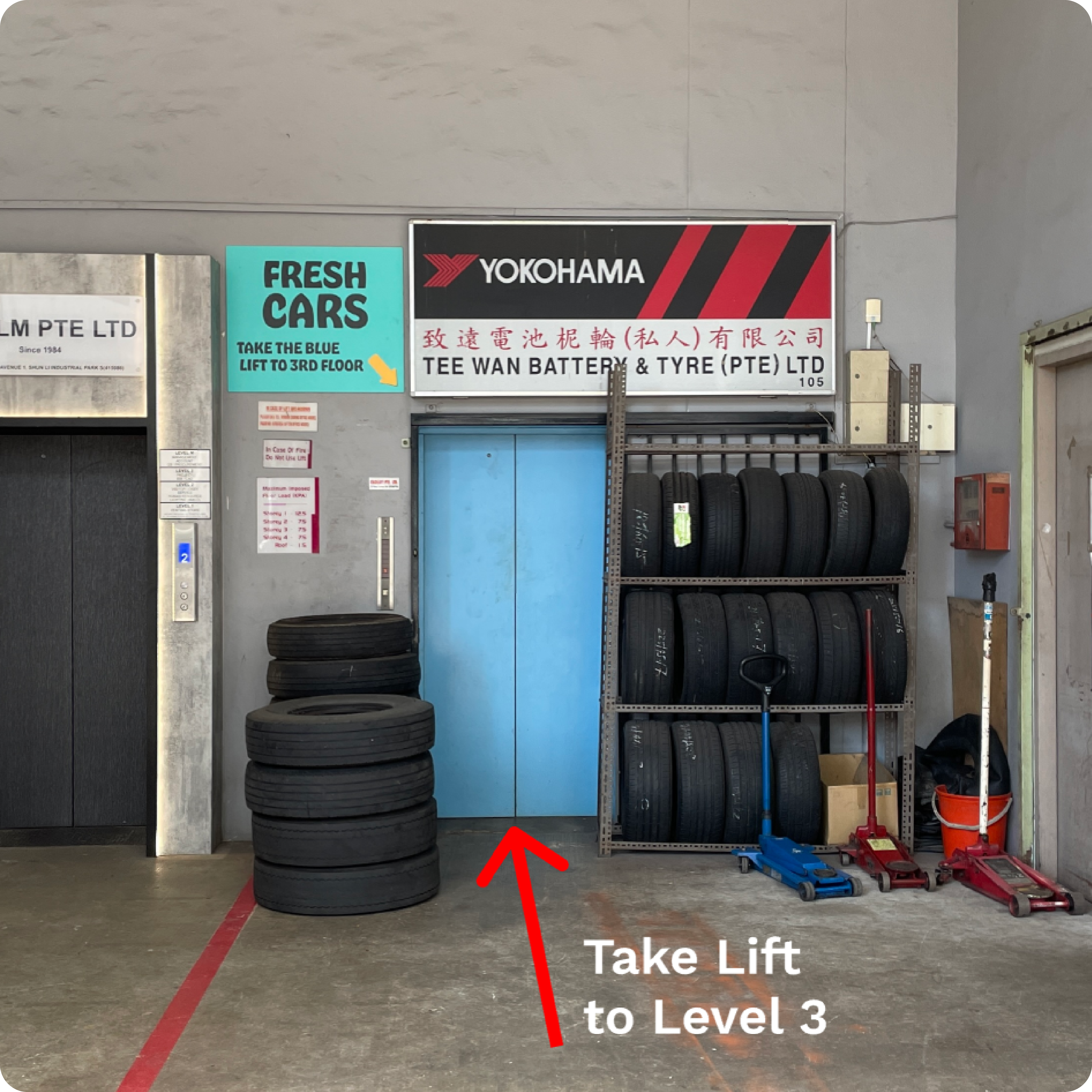 Lift Entrance